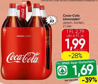 Spar Limonaden Angebot