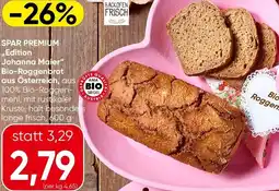 Spar Bio-Roggenbrot Angebot