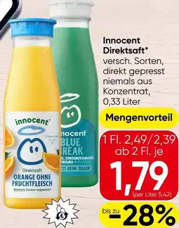 Spar Direktsaft Angebot