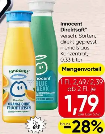 Spar Direktsaft Angebot