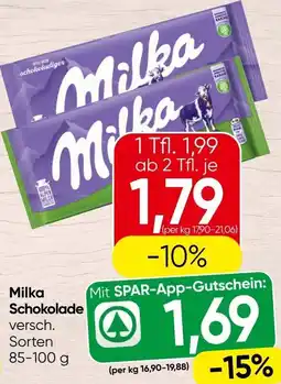 Spar Schokolade Angebot