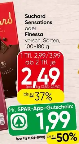 Spar Suchard Sensations oder Finessa Angebot
