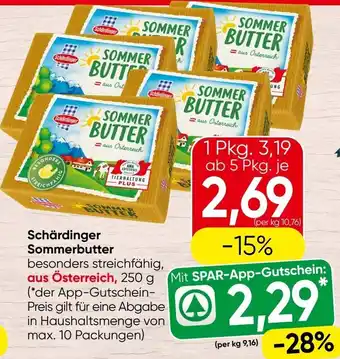 Spar Sommerbutter Angebot