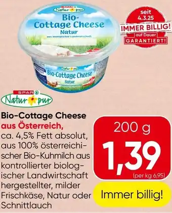 Spar Bio- Cottage Cheese Angebot