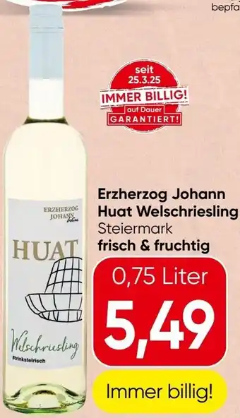 Spar Erzherzog Johann Huat Welschriesling Angebot