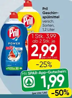 Spar Geschirr- spülmittel Angebot