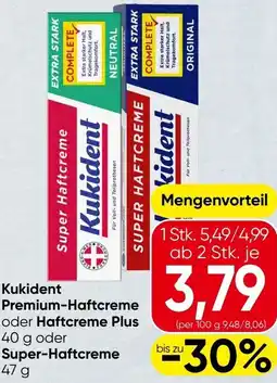 Spar Premium-Haftcreme oder Haftcreme Angebot