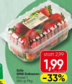 Spar Erdbeeren Angebot