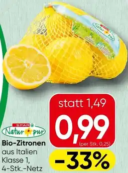 Spar Bio-Zitronen Angebot