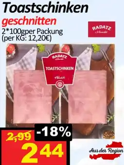 Wurstico Toastschinken geschnitten Angebot