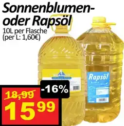 Wurstico Sonnenblumen- oder Rapsöl Angebot