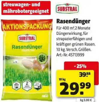 Hagebau Rasendünger Angebot