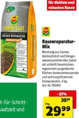 Hagebau Rasenreparatur- Mix Angebot