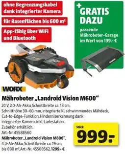 Hagebau Mähroboter Landroid Vision Angebot