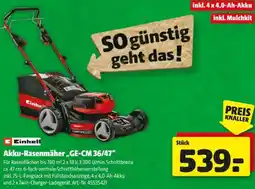 Hagebau Akku-Rasenmäher Angebot