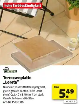 Hagebau Terrassenplatte Loreta Angebot