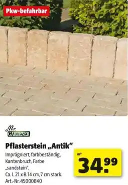 Hagebau Pflasterstein Antik Angebot