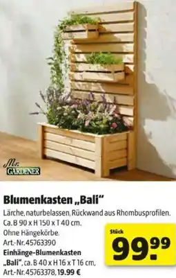 Hagebau Blumenkasten Bali Angebot