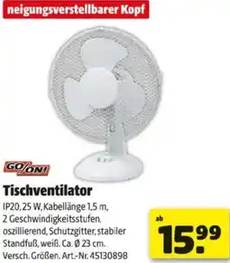Hagebau Tischventilator Angebot