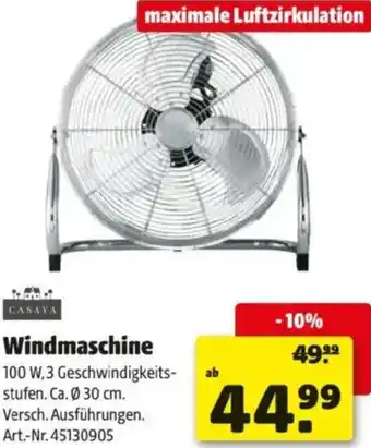 Hagebau Windmaschine Angebot