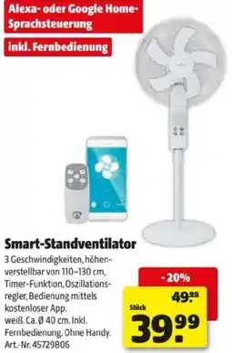 Hagebau Smart-Standventilator Angebot