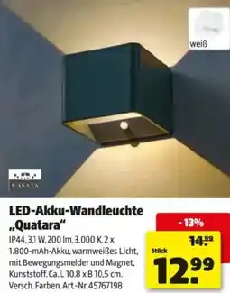 Hagebau LED-Akku-Wandleuchte Angebot