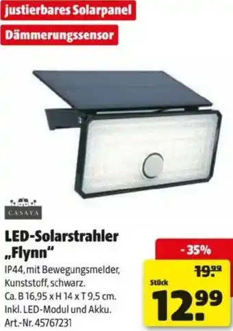 Hagebau LED-Solarstrahler Flynn Angebot