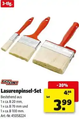 Hagebau Lasurenpinsel-Set Angebot
