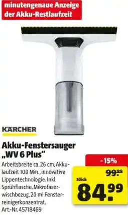 Hagebau Akku-Fenstersauger Angebot