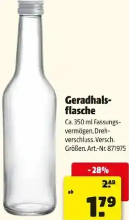 Hagebau Geradhals- flasche Angebot
