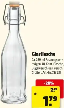 Hagebau Glasflasche Angebot