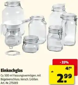 Hagebau Einkochglas Angebot