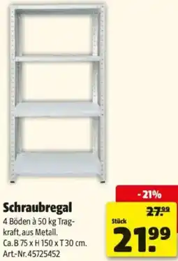 Hagebau Schraubregal Angebot