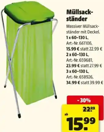 Hagebau Müllsack- ständer Angebot