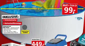 Bauhaus Stahlwand-Pool Angebot