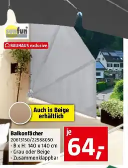 Bauhaus Balkonfächer Angebot
