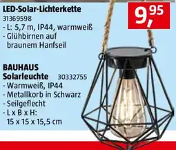 Bauhaus Solarleuchte Angebot