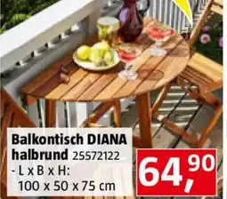 Bauhaus Balkontisch DIANA Angebot