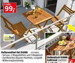 Bauhaus Balkonmöbel-Set DIANA Angebot