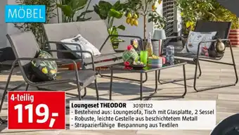 Bauhaus Loungeset THEODOR Angebot