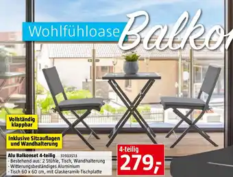 Bauhaus Alu Balkonset Angebot