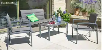 Bauhaus Gartenmöbel-Set Angebot