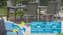 Bauhaus Alutisch PRADO Angebot