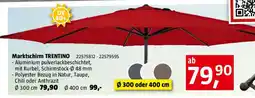 Bauhaus Marktschirm TRENTINO Angebot