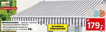 Bauhaus Gelenkarmmarkise Angebot