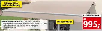 Bauhaus Gelenkarmarkise BERLIN Angebot