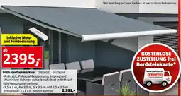Bauhaus Vollkassettenmarkise Angebot