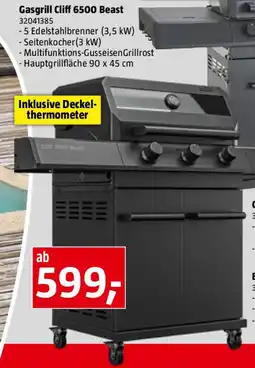Bauhaus Gasgrill Cliff 6500 Beast Angebot