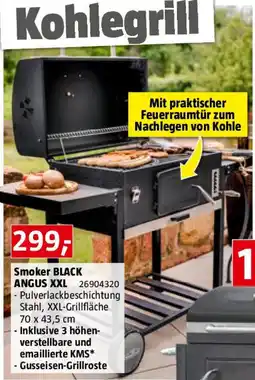 Bauhaus Smoker BLACK ANGUS XXL Angebot