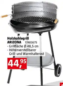 Bauhaus Holzkohlegrill ARIZONA Angebot